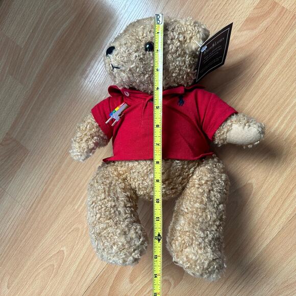 Ralph Lauren Jointed Teddy Bear Red Polo Shirt 12” Height  NWT Vintage Ralph Lauren Polo Teddy Bear With Jointed Legs 14\